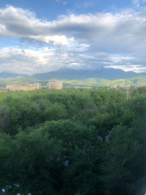 Cozy Three-Room Apartment With Mountain View Almaty Extérieur photo
